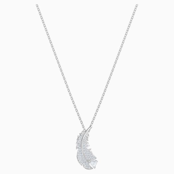 NIB Swarovski Nice Necklace White Rhodium Plated 5482914 - Picture 4 of 5